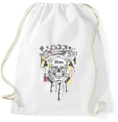 printfashion emberi koponya - Sportzsák, Tornazsák - Fehér (4638472)