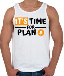 printfashion IT'S time for PLAN - Férfi atléta - Fehér (2604891)