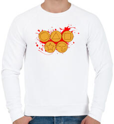 printfashion Squid game törökméz - Férfi pulóver - Fehér (14185717)