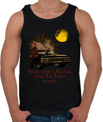 printfashion SPN- DEAN - Férfi atléta - Fekete (4742602)
