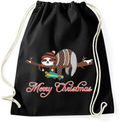printfashion Merry Christmas - Sportzsák, Tornazsák - Fekete (10926226)