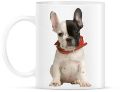 printfashion Francia bulldog - Bögre - Fehér (1015446)