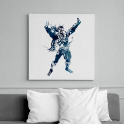 printfashion Draven - Vászonkép - Fehér (6629054)