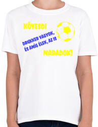 printfashion Kövesdi drukker - Gyerek póló - Fehér (11455439)