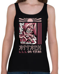 printfashion Attack on titan - Női atléta - Fekete (16748144)