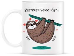 printfashion Szeretek veled lógni - Bögre - Fehér (13912970)