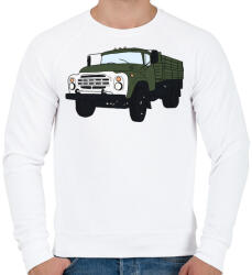 printfashion Zil - Férfi pulóver - Fehér (5276138)
