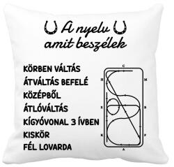 printfashion A nyelv amit beszélek - Párnahuzat, Díszpárnahuzat - Fehér (12721056)