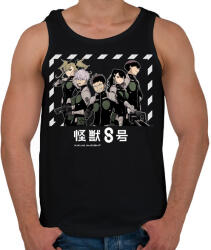 printfashion Kaiju no. 8 - Férfi atléta - Fekete (15801824)