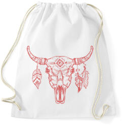 printfashion tehén koponya - Sportzsák, Tornazsák - Fehér (16247372)
