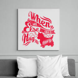 printfashion Kutya - Vászonkép - Fehér (6623038)