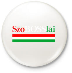 printfashion SzoBosslai - Kitűző, hűtőmágnes - Fehér (16183980)