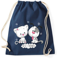 printfashion best frends - Sportzsák, Tornazsák - Sötétkék (4719968)