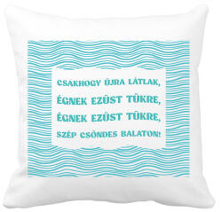 printfashion Balaton - Gárdonyi G. - Párnahuzat, Díszpárnahuzat - Fehér (7350405)