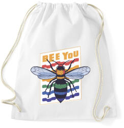 printfashion Bee you - légy önmagad - Sportzsák, Tornazsák - Fehér (4607394)