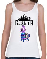 printfashion Fortnite Lama - Női atléta - Fehér (1837967)
