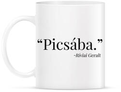 printfashion Witcher - Geralt - Picsába - Bögre - Fehér (2687769)