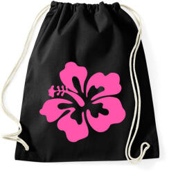 printfashion hibiscus - Sportzsák, Tornazsák - Fekete (1766414)