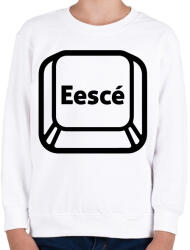 printfashion ESCCÉ - Gyerek pulóver - Fehér (5786068)