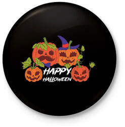 printfashion Halloween - Kitűző, hűtőmágnes - Fekete (16629307)