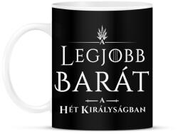 printfashion got-legjobb-barat-white - Bögre - Fekete (1030397)