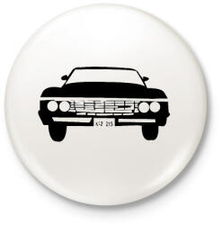 printfashion odaát #3 - Kitűző, hűtőmágnes - Fehér (14576016)