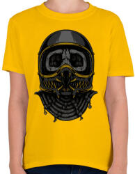 printfashion Predator sisak - Gyerek póló - Sárga (79710)