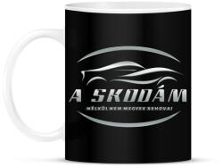 printfashion A skodám nélkül - Bögre - Fekete (6619221)