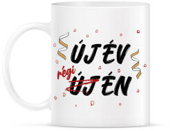 printfashion Új év, régi én - Bögre - Fehér (10278476)