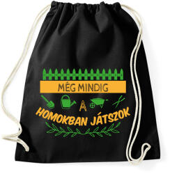 printfashion Homokban játszok - Kertész - Sportzsák, Tornazsák - Fekete (12957381)