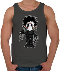 printfashion Ollókezű Edward - Férfi atléta - Sötétszürke (75922)