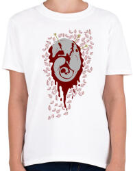 printfashion Anyaróka - Gyerek póló - Fehér (8666)