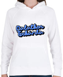 printfashion Balathon Tschárda - Női kapucnis pulóver - Fehér (9971103)