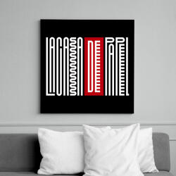 printfashion La casa de papel text - Vászonkép - Fekete (6658434)