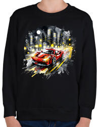 printfashion LEGO Ferrari - Gyerek pulóver - Fekete (15533595)