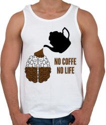 printfashion no coffe - Férfi atléta - Fehér (3395349)