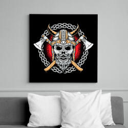 printfashion viking - Vászonkép - Fekete (13722251)