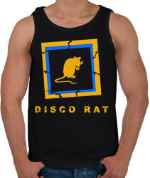 printfashion DISCO RAT - Férfi atléta - Fekete (1502781)