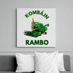 printfashion KOMBÁJN RAMBO - Vászonkép - Fehér (6629600)