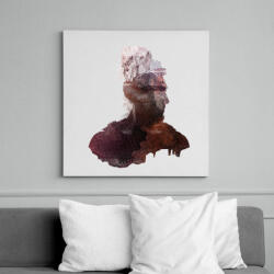 printfashion Inner wilderness - Vászonkép - Fehér (6621169)