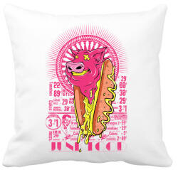 printfashion Hot dog - Párnahuzat, Díszpárnahuzat - Fehér (51114)