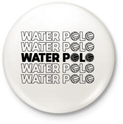 printfashion Water polo - Kitűző, hűtőmágnes - Fehér (15924613)
