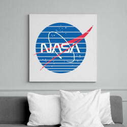printfashion Nasa logo - Vászonkép - Fehér (6634808)