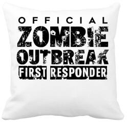 printfashion Zombi apokalipszis - Párnahuzat, Díszpárnahuzat - Fehér (441293)