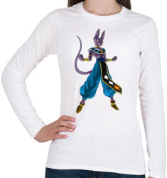printfashion DBz Karakter - Női hosszú ujjú póló - Fehér (2048554)
