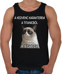 printfashion Oscar-díjat a jéghegynek! ! - Férfi atléta - Fekete (4776654)