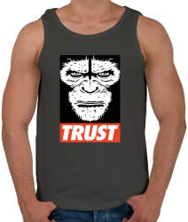 printfashion Bizalom - Férfi atléta - Sötétszürke (337410)