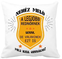 printfashion Nehéz meló a legjobb rendőrnek lenni - Párnahuzat, Díszpárnahuzat - Fehér (7694650)