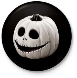 printfashion Halloween tökfej - Kitűző, hűtőmágnes - Fekete (3099089)