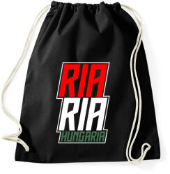 printfashion Ria-Ria-Hungária - Sportzsák, Tornazsák - Fekete (5359914)